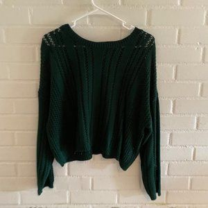 Green Forever 21 Sweater!
